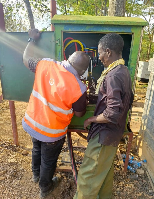 Inspecting final works at the workshop